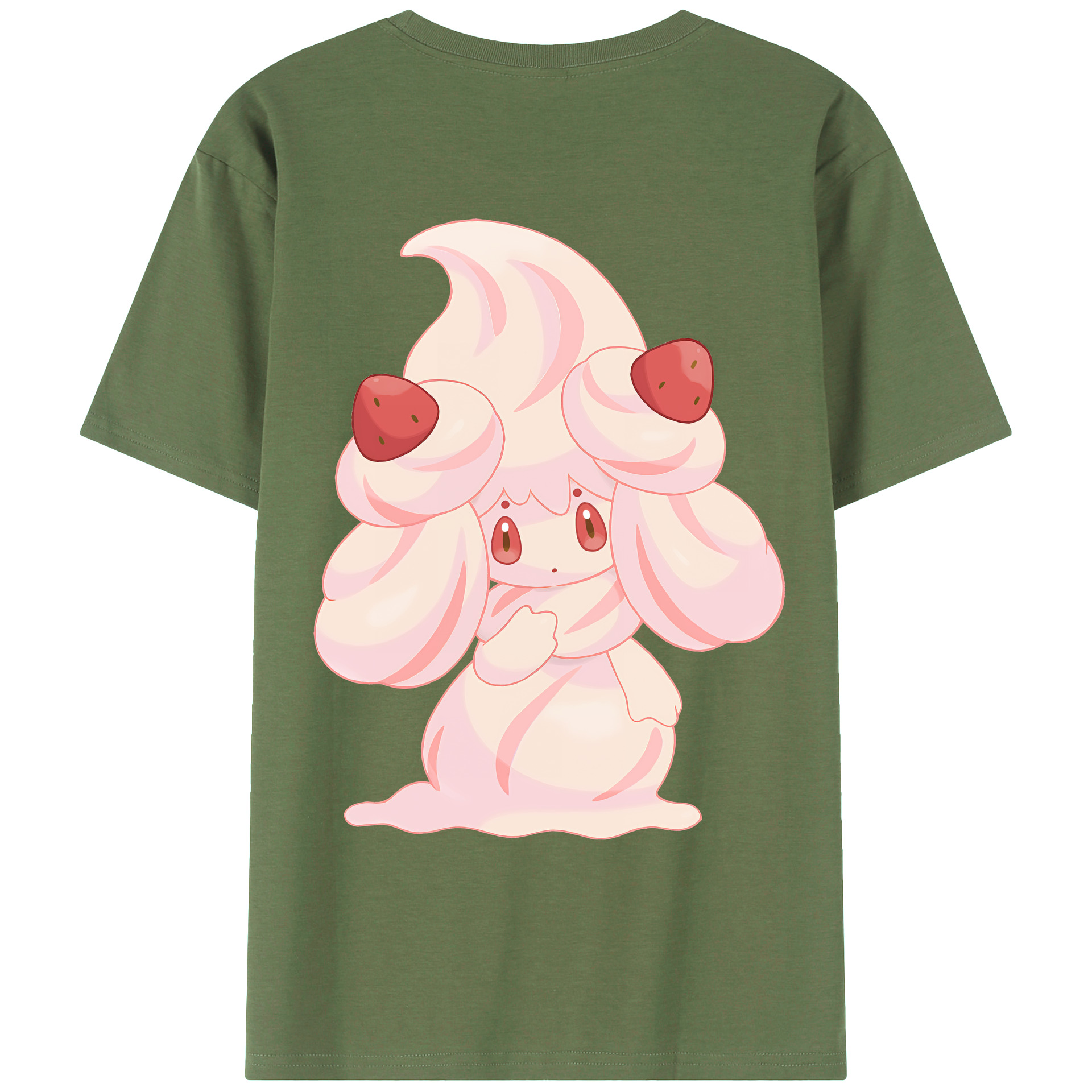（画像用） ポケットモンスター Pokémon 綿100％ メンズ半袖Tシャツ（バックプリント） 通気性
